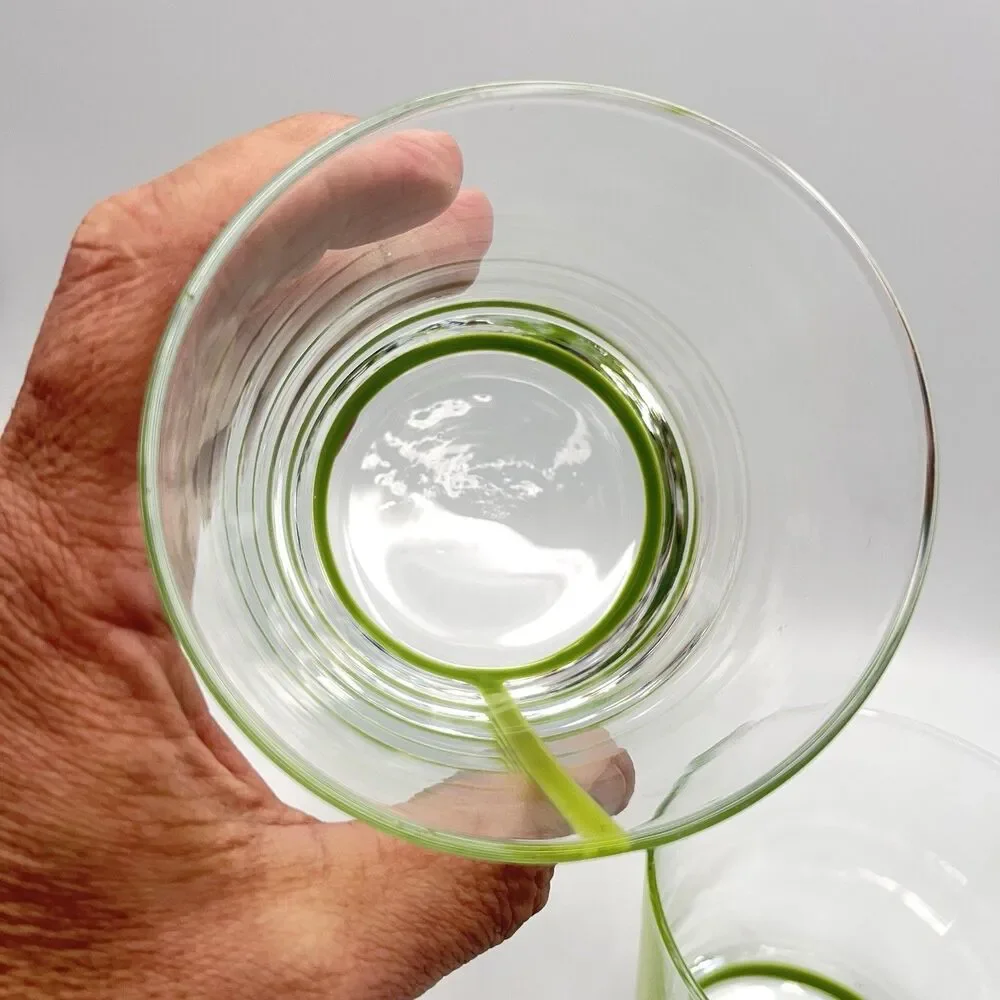 Green Glasses - Set Of 2